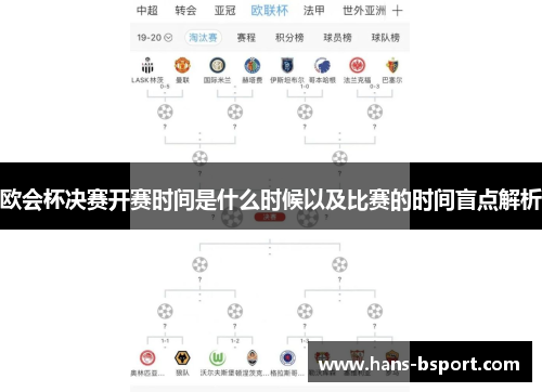 欧会杯决赛开赛时间是什么时候以及比赛的时间盲点解析